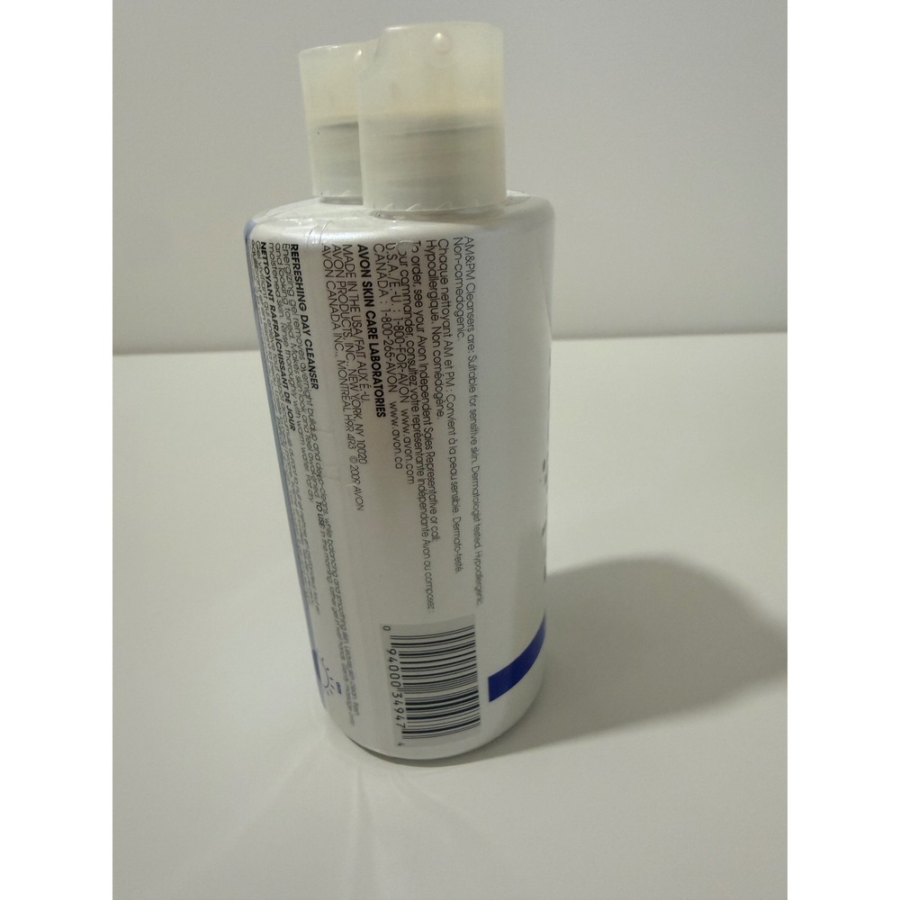 Lot of 2 Avon Solutions Maximum Moisture AM/PM Cleanser 3.4 oz Discontinued NOS - Picture 6 of 9